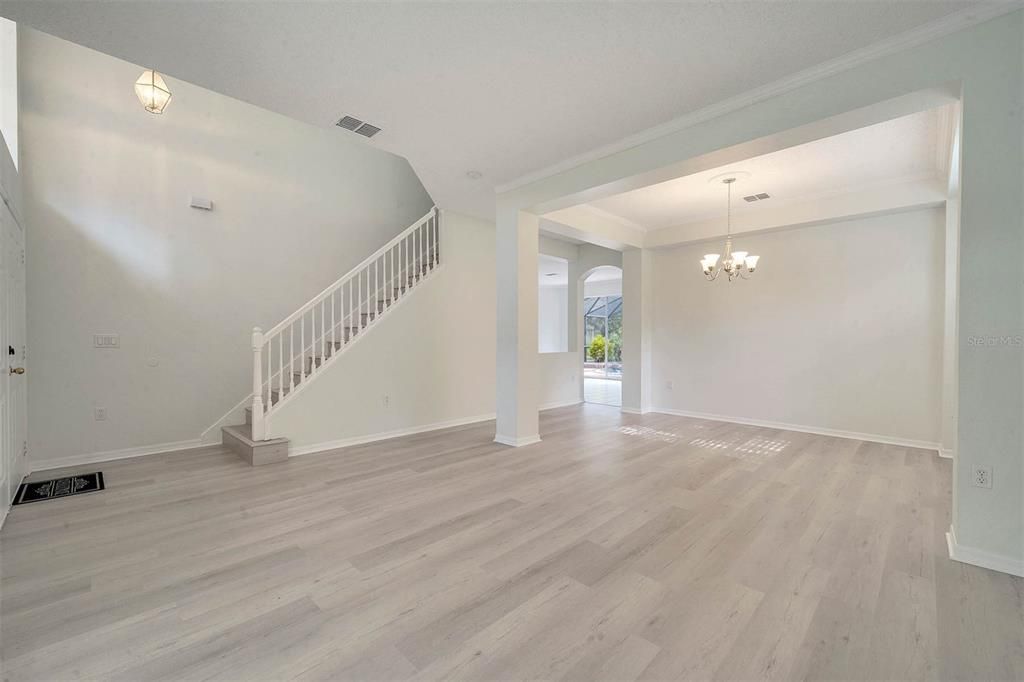 Family Room and Dining Room