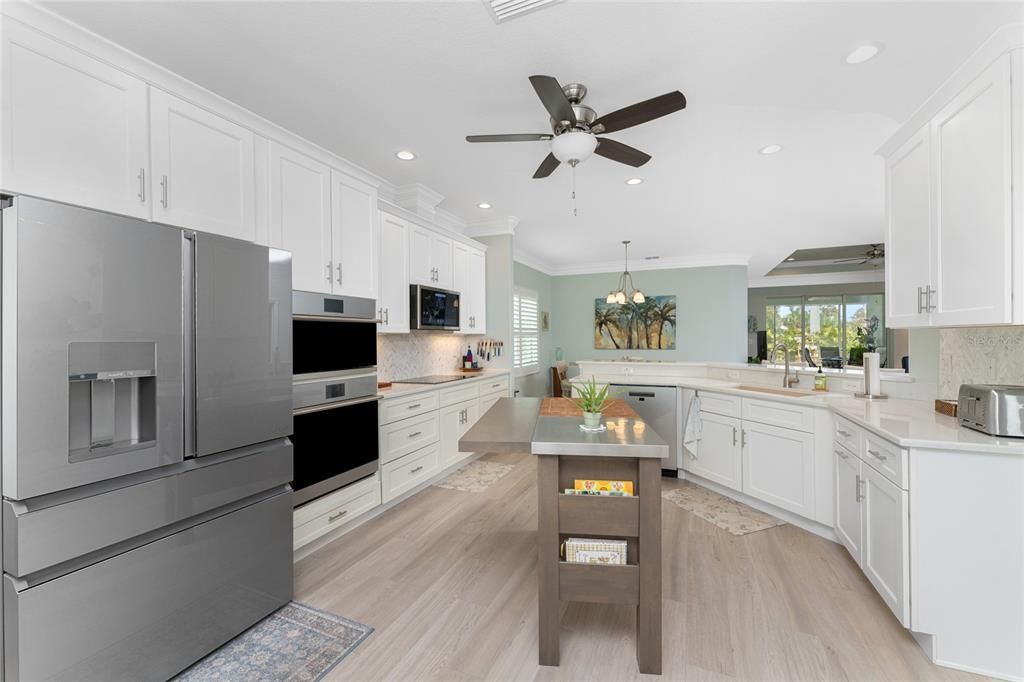 There's no shortage of storage space in this nicely appointed kitchen