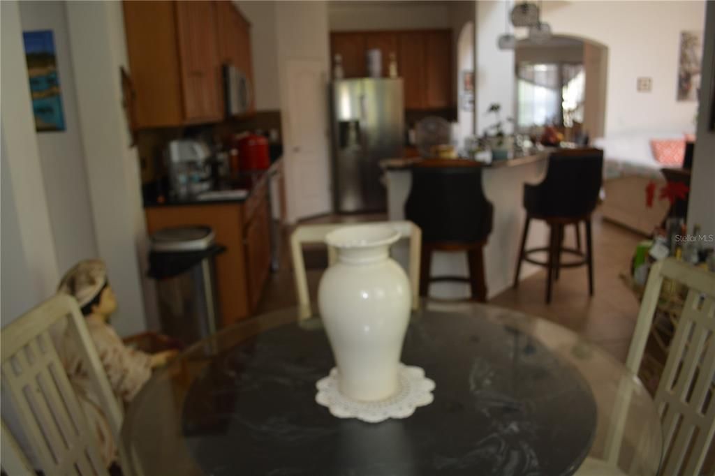 Dining area off the Kitchen