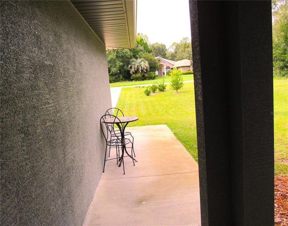 Inside View of The Portico Entry Way.