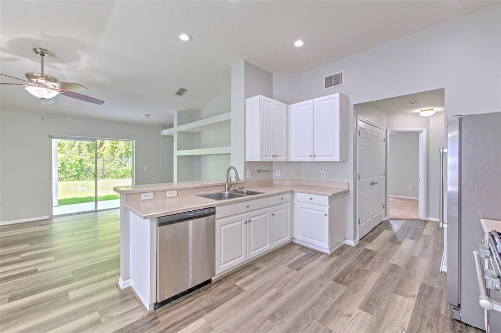 Kitchen Dining and Family Room