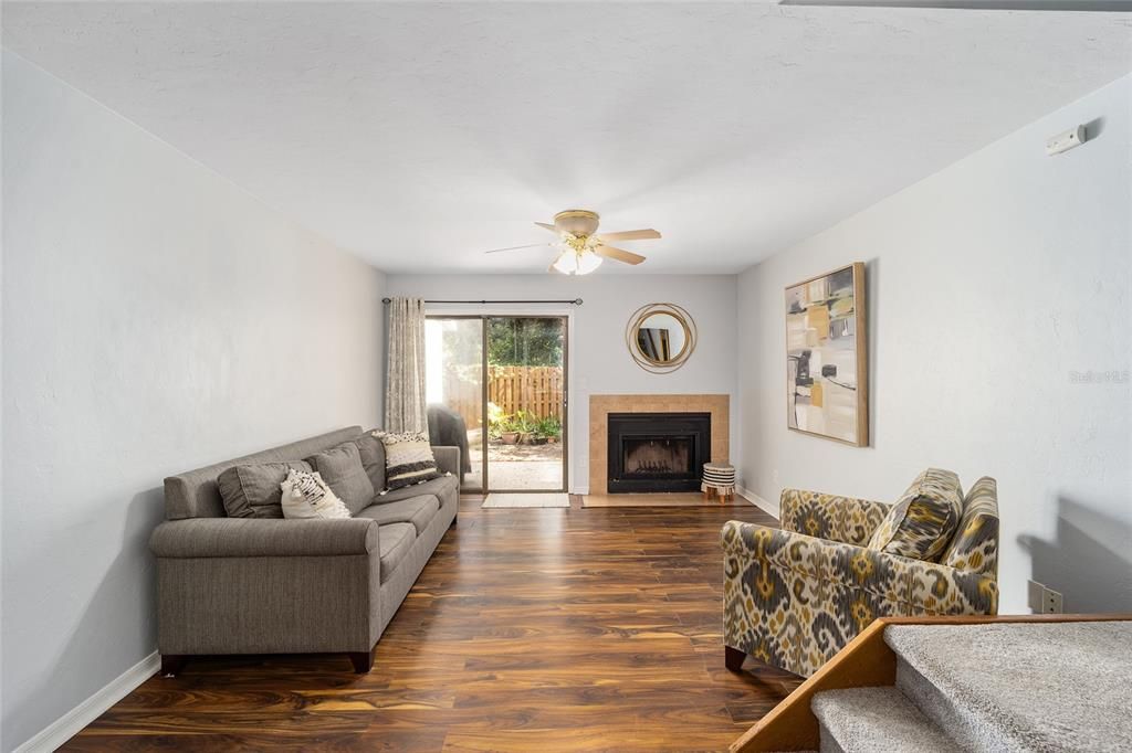 Modern Flooring and Furniture in Living Room