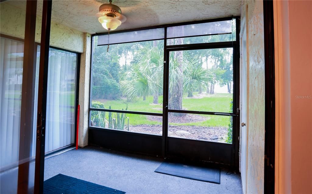 Screen enclosed porch