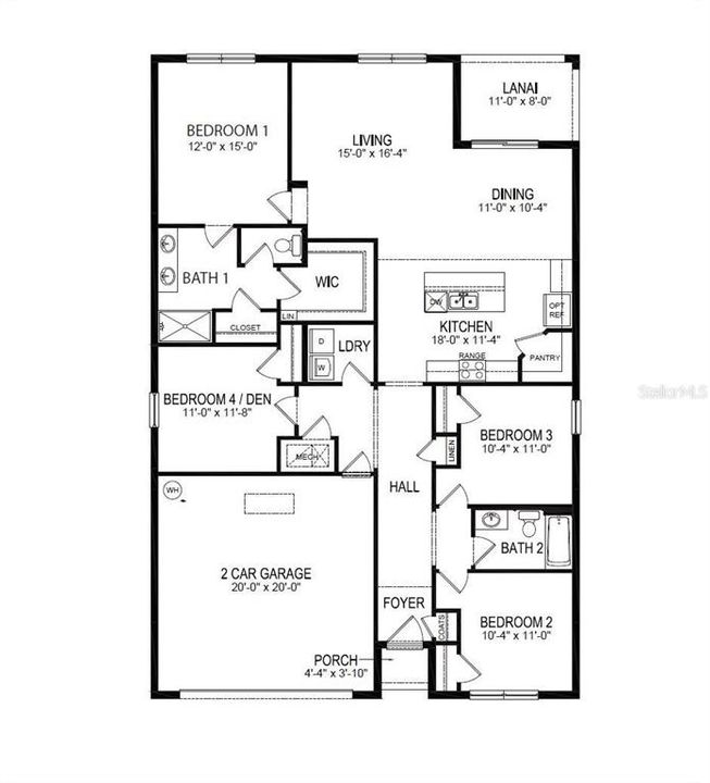 For Sale: $349,900 (4 beds, 2 baths, 1846 Square Feet)