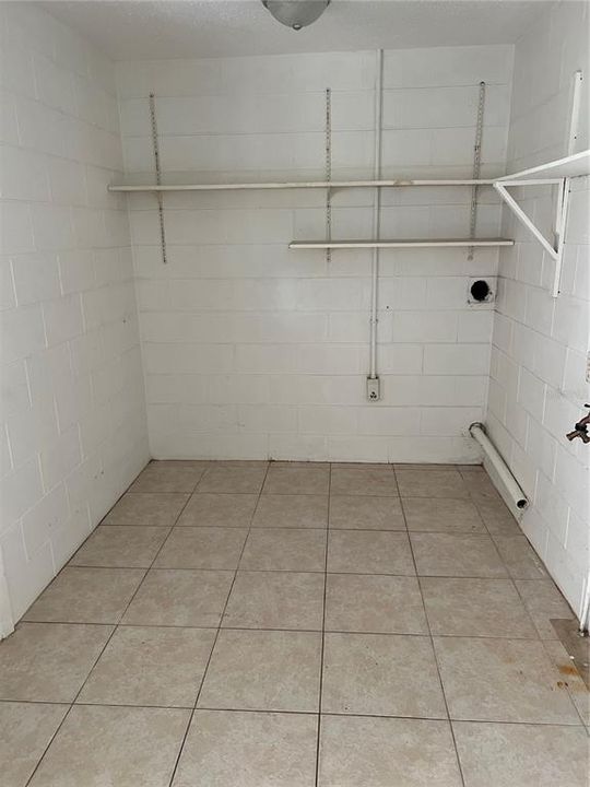 large inside laundry /storage room