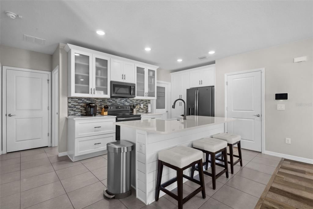 Kitchen - Shiplap accented island