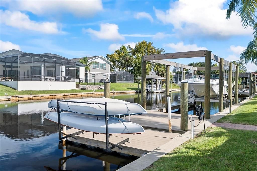 Floating dock for toys