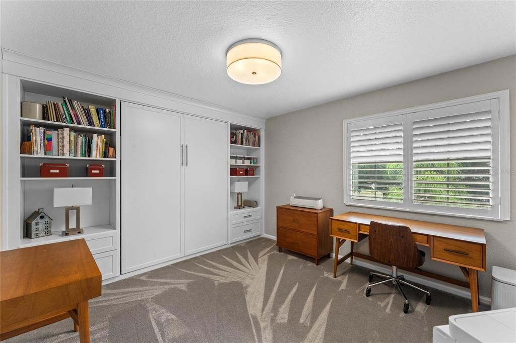 View of bedroom 3 on the second floor facing the front of the home