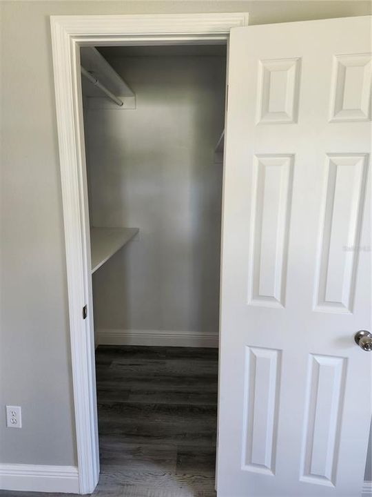 Walk In Closet in 2nd bedroom