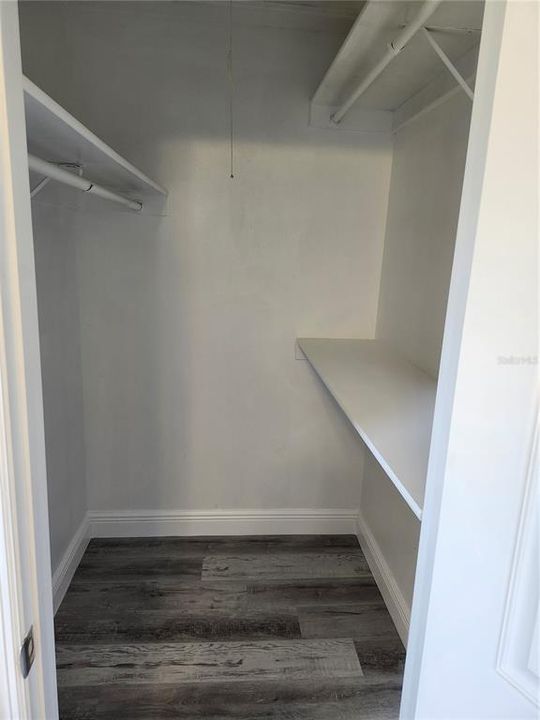 Walk In Closet in Master Bedroom