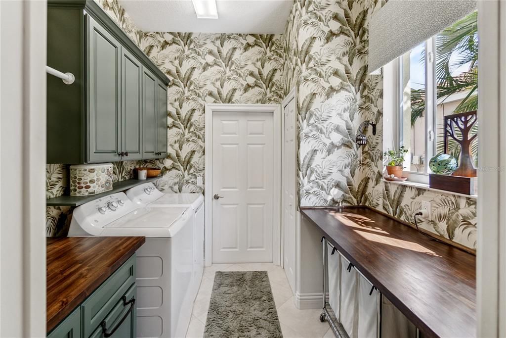 Laundry room/entrance to garage