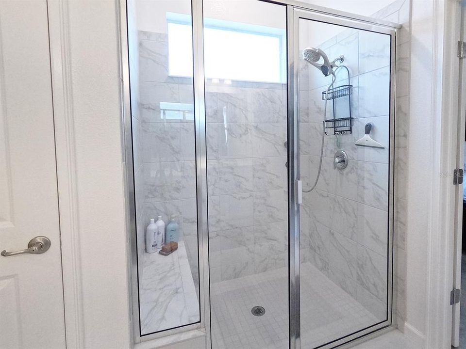 Primary standing shower