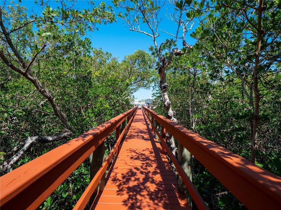 Walkway to deeded boat lift