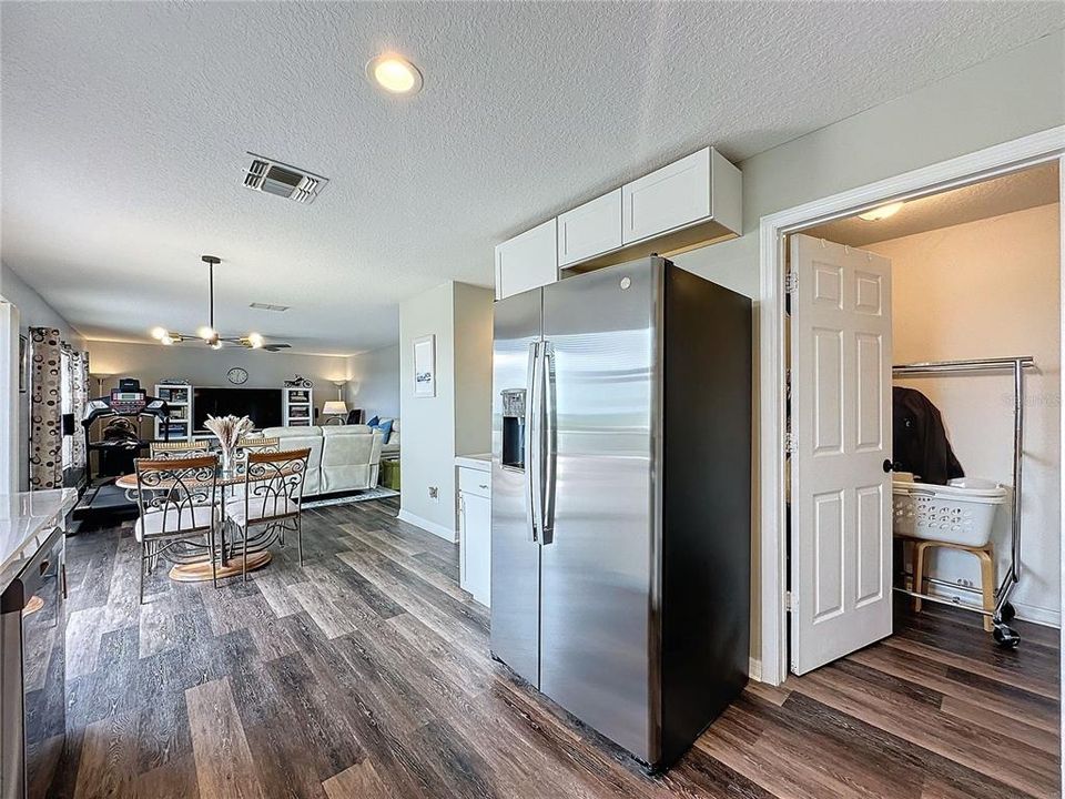 Laundry room off of kitchen