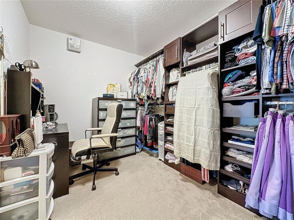 Large walk in closet