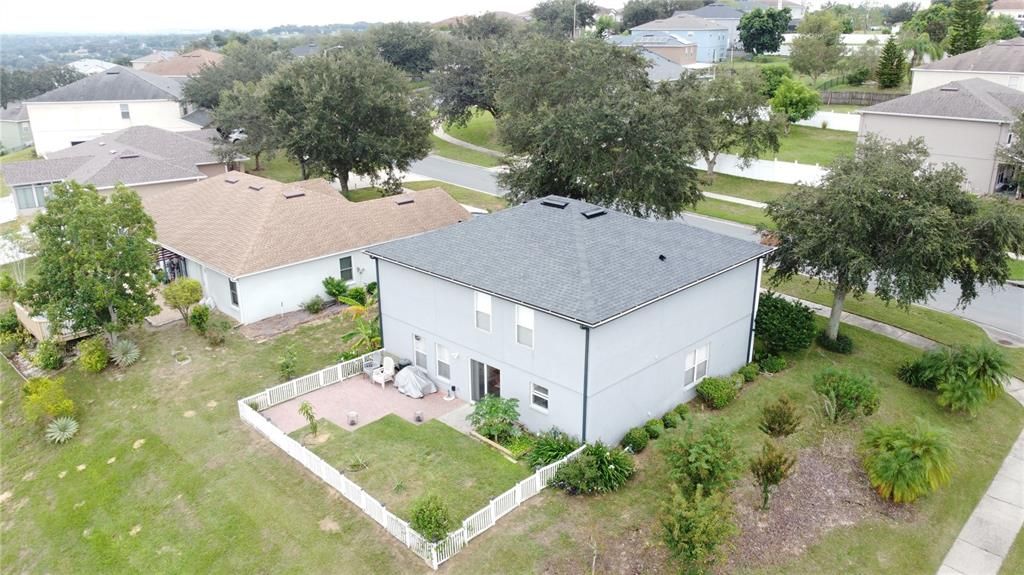 Backyard from above