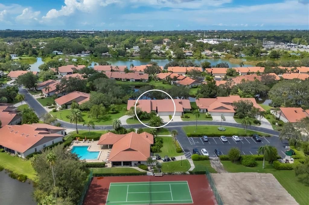 Villa across from Clubhouse, pool, tennis courts and future pickle ball court