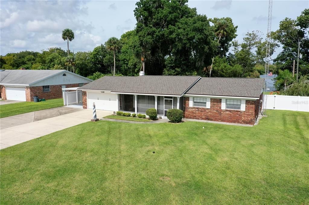 Large Manicured Front Yard