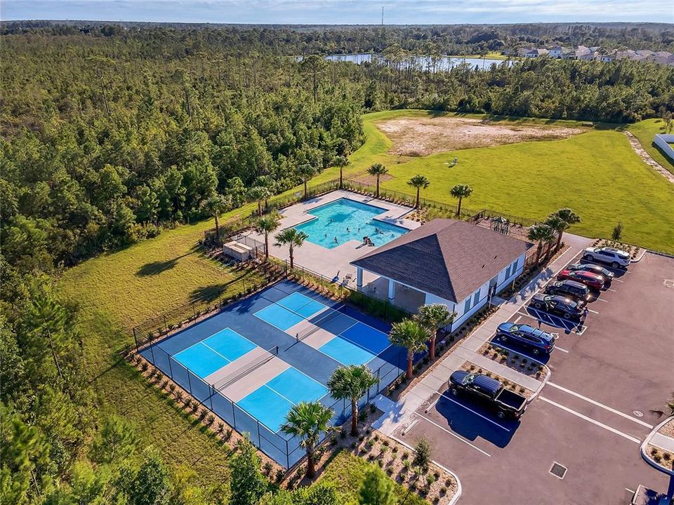 PickleBall Court and Community Pool