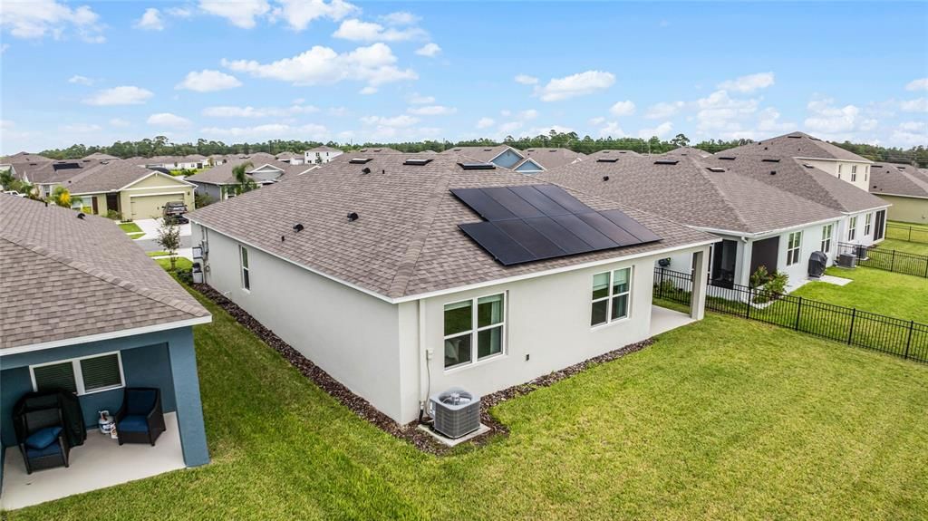 Back of the house -Solar Panels