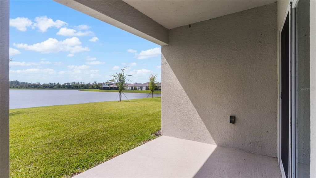 Back Patio view of the water