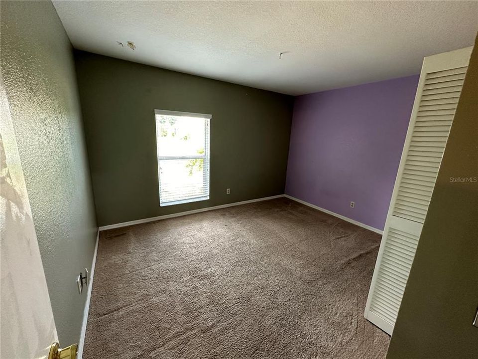 Bedroom #2 looking from the entry.