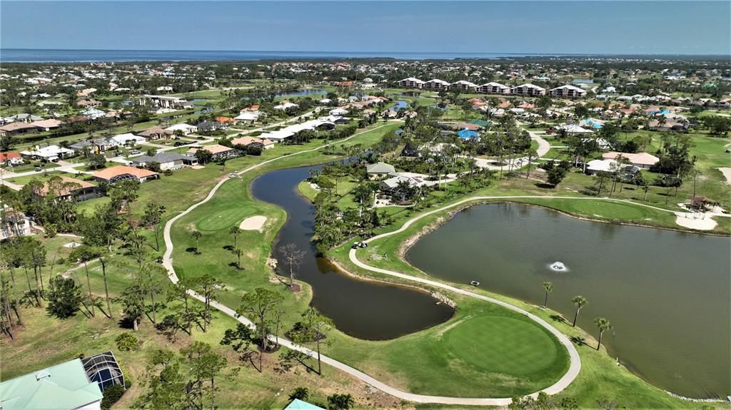 Arial View of Golf Course