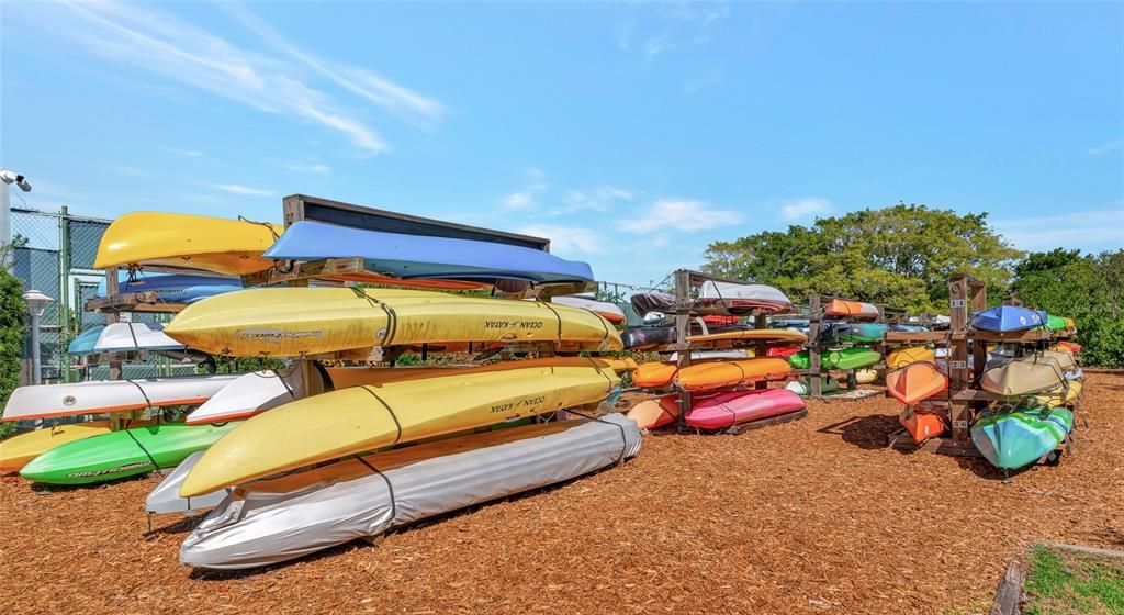 Kayak storage