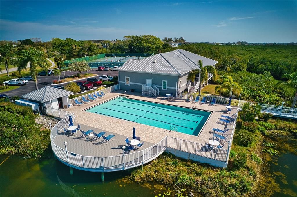 Clubhouse and community pool