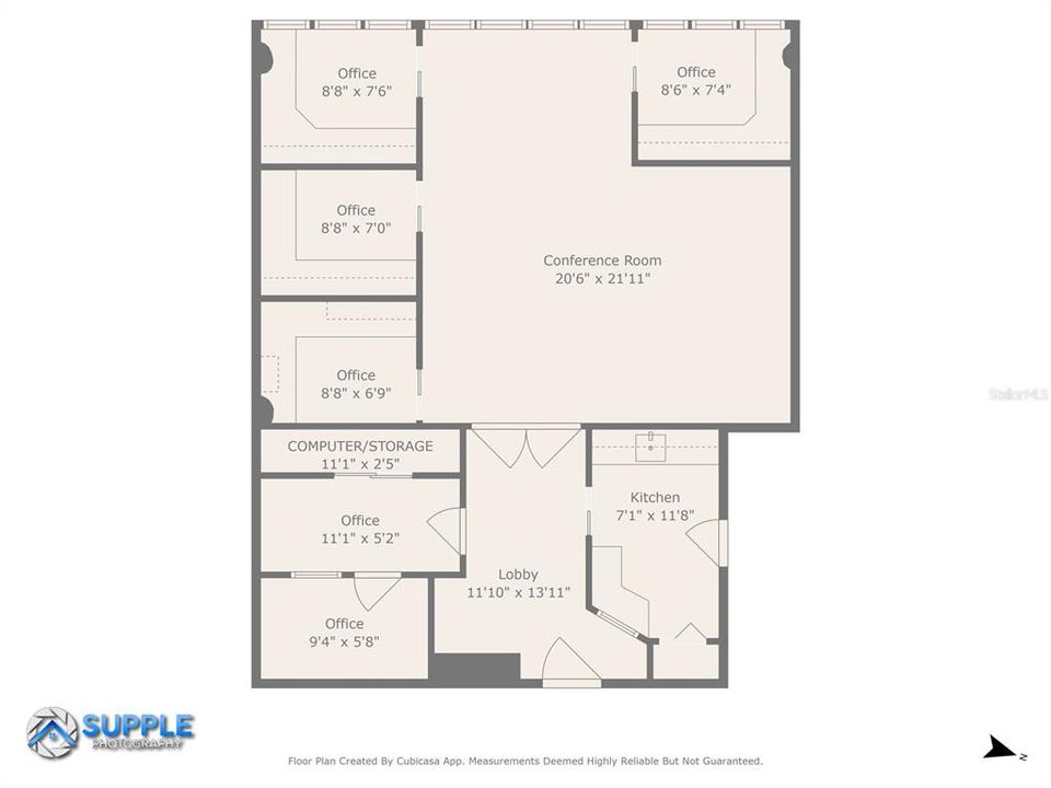 Floor plan with dimensions