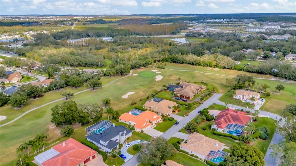 AERIAL VIEW OF HOME