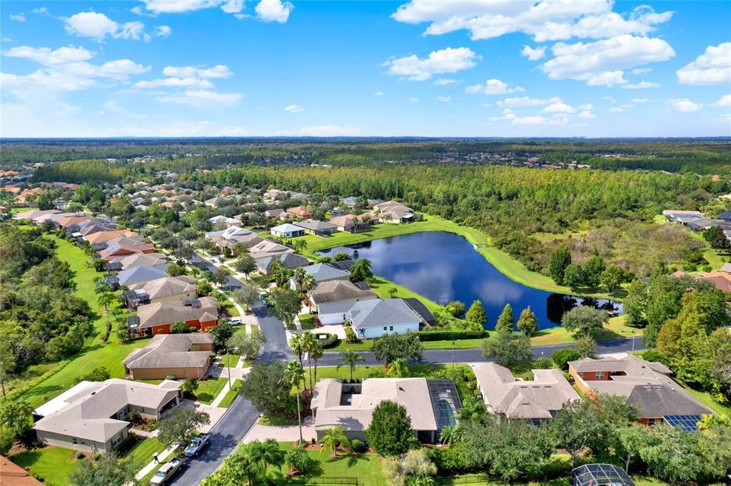 Corner Lot - Side Pond View