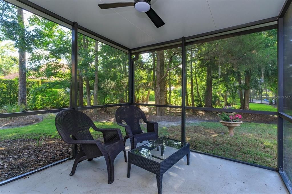 Private patio off of bedroom 4