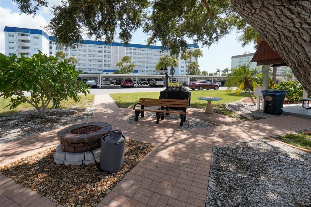 Community Gazebo and outdoor grilling area