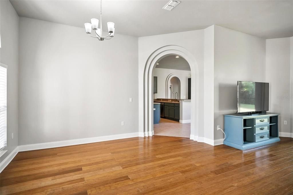 View of dining room from foyer