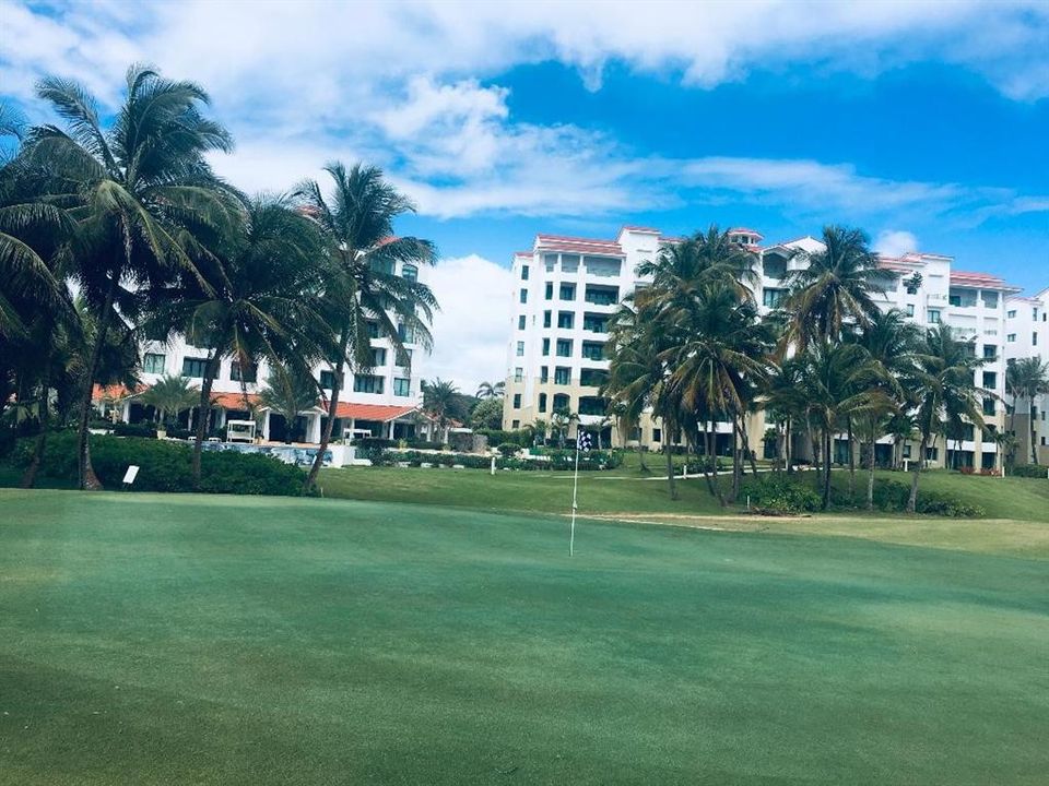 16th green of Ocean Course.