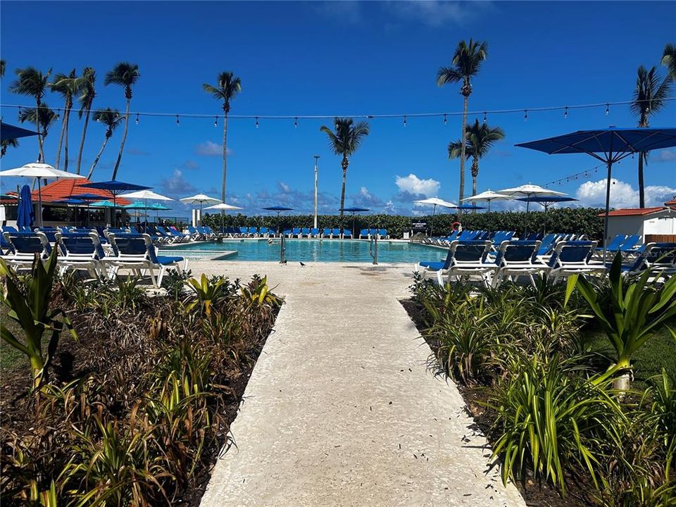 Newly remodeled beach club for use by greater Rio Mar residents.