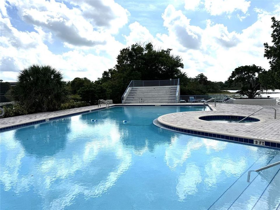 Pool and Lake view