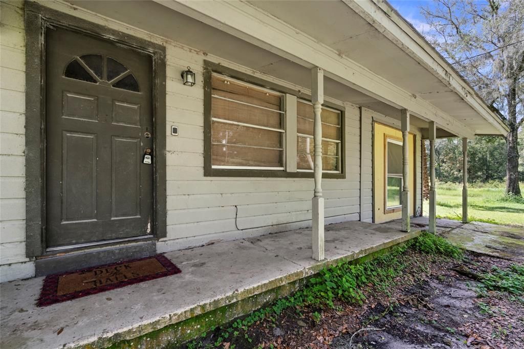 Entrance and front porch