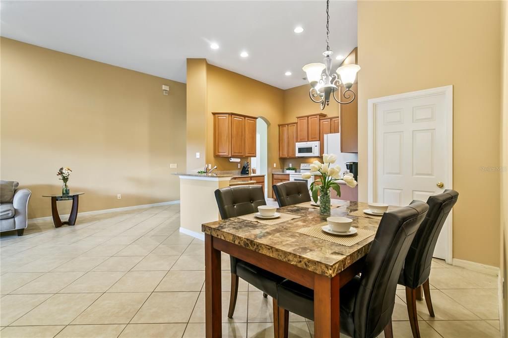 dinette area near kitchen