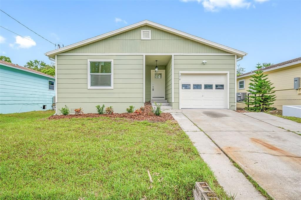 Front Exterior- ELEVATeD- no flooding from Hurricane