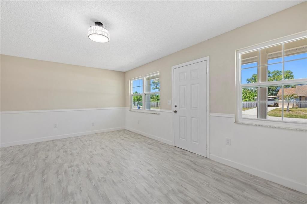 Living Room and Front Entrance