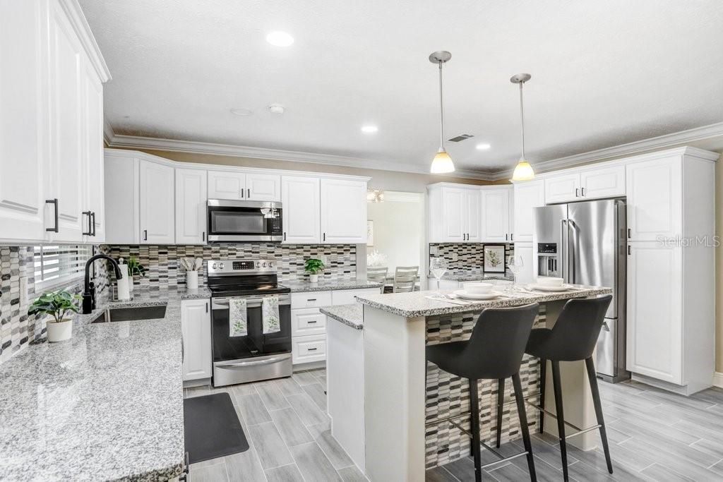 kitchen with new and newer appliances