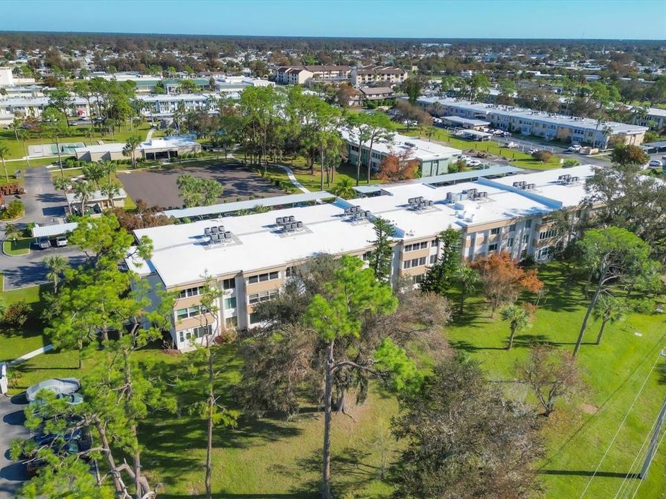 Aerial view of Building