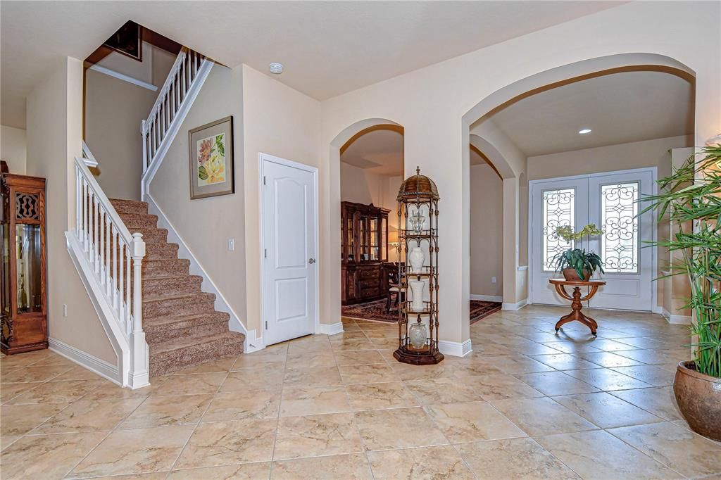 Beautiful tile and natural light flow throughout the home!