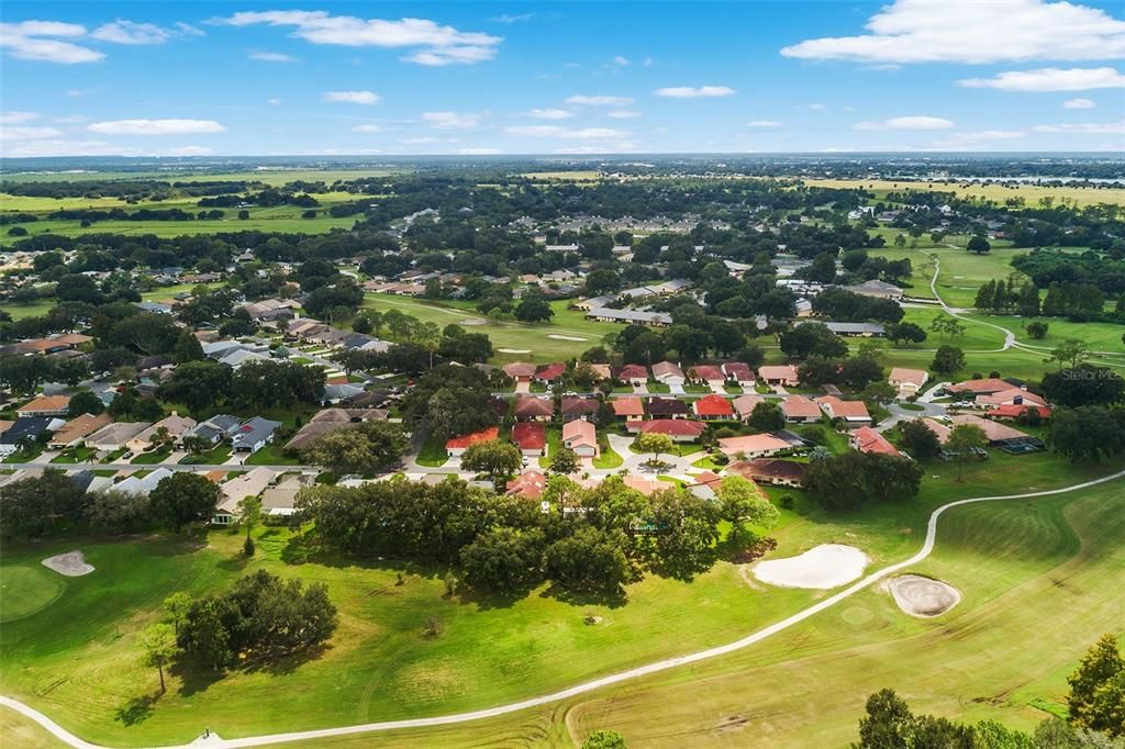 AERIAL VIEW OF CYPRESSWOOD COMMUNITY AND GOLF COURSE