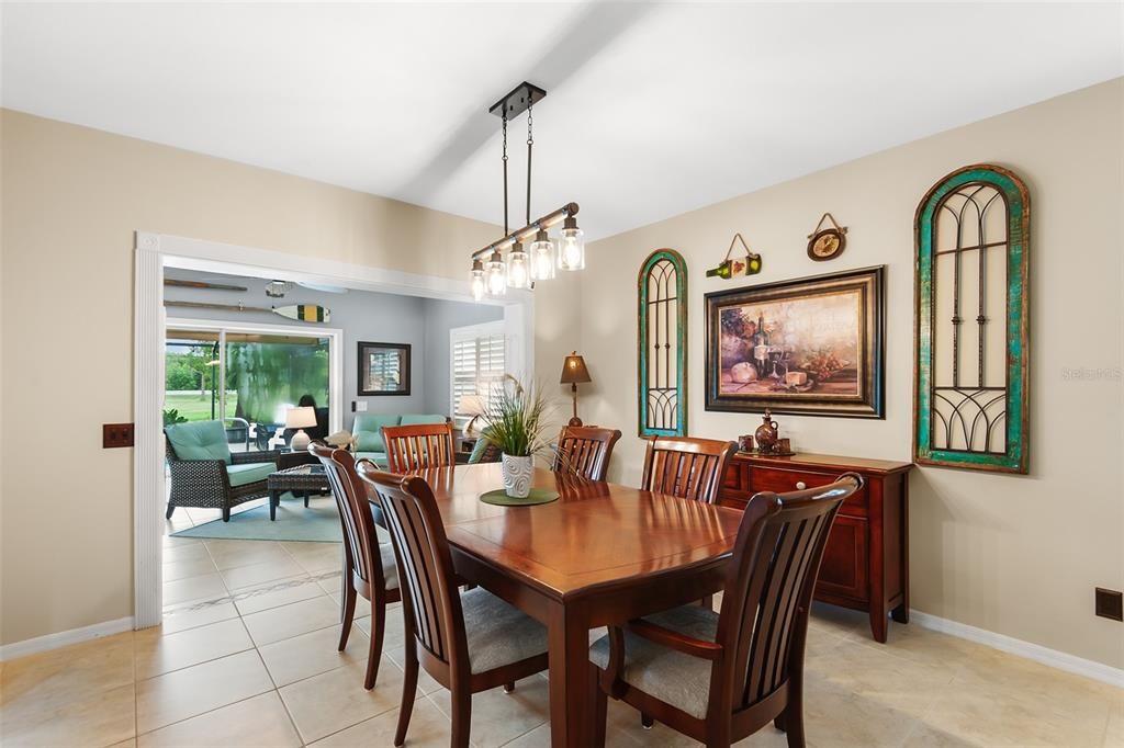 DINING ROOM WITH VIEW TOWARDS BONUS ROOM