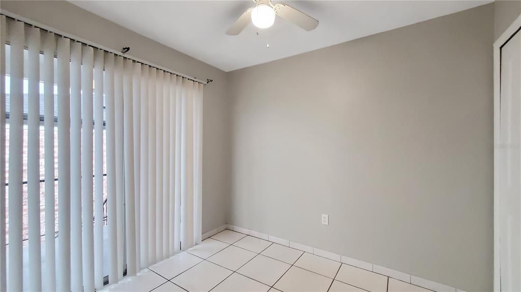 Dining area over looking balcony