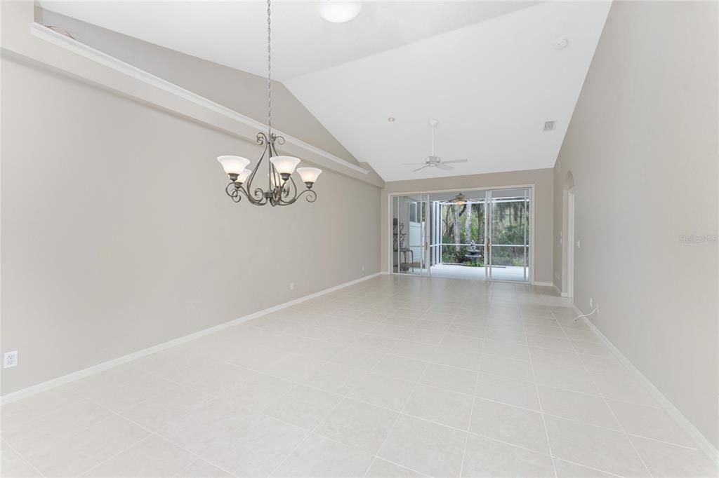 Expansive great room...