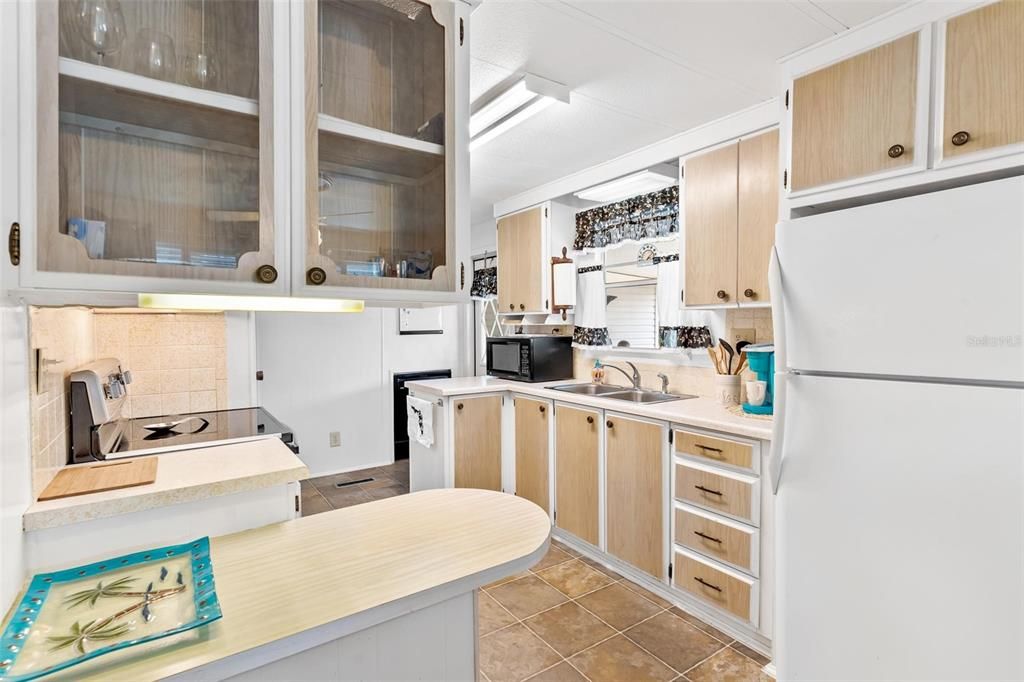 Kitchen with Plenty of Storage